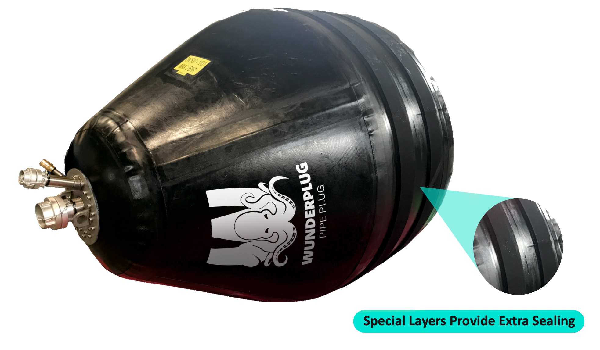 High-Pressure Conical Pipe Plugs with Bypass WCONHPBP